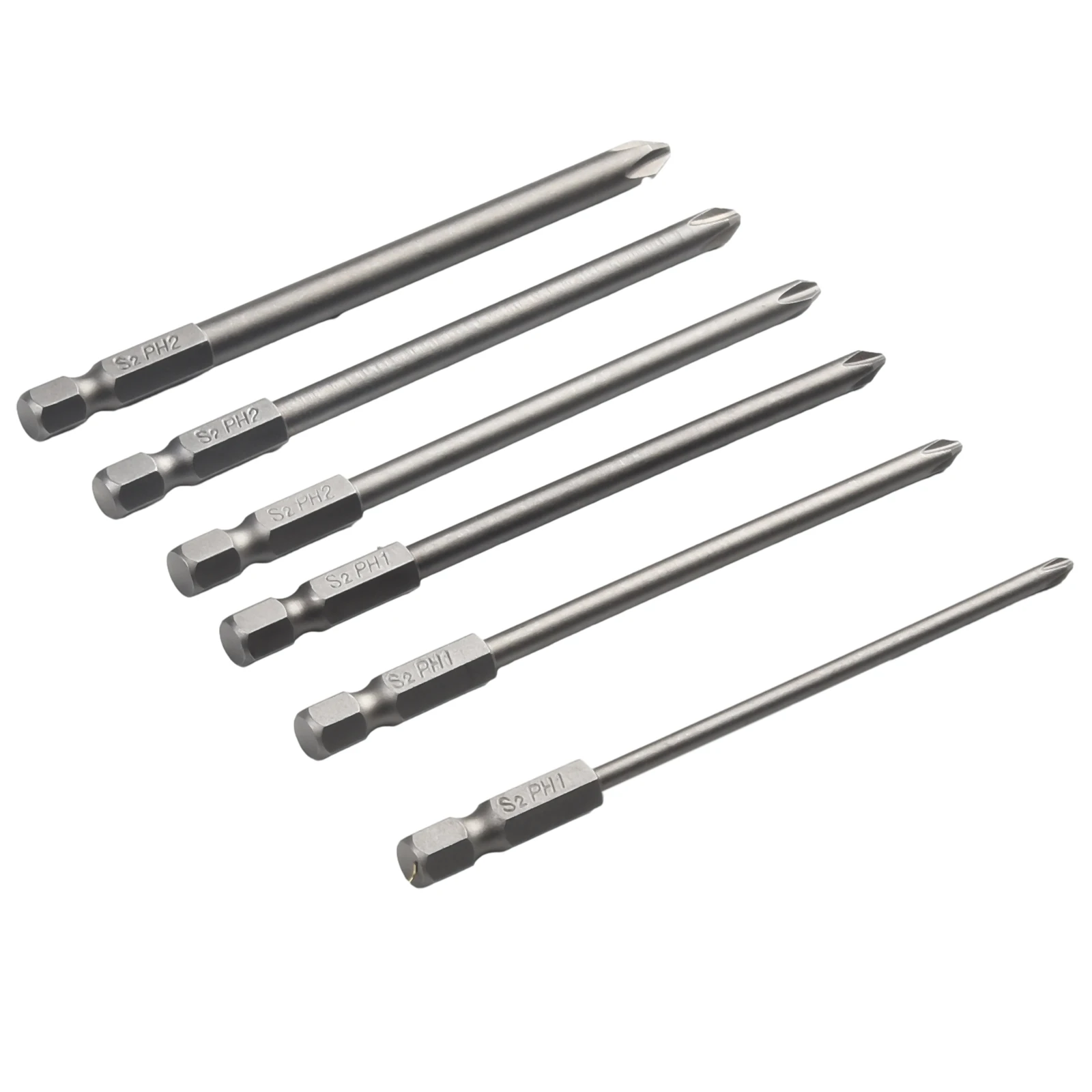 

For Household Screws Screwdriver Bit Home Shank 1/4inch 6Pcs/Set Cross Head Magnetic Bits Magnetic Hex Nutdrivers