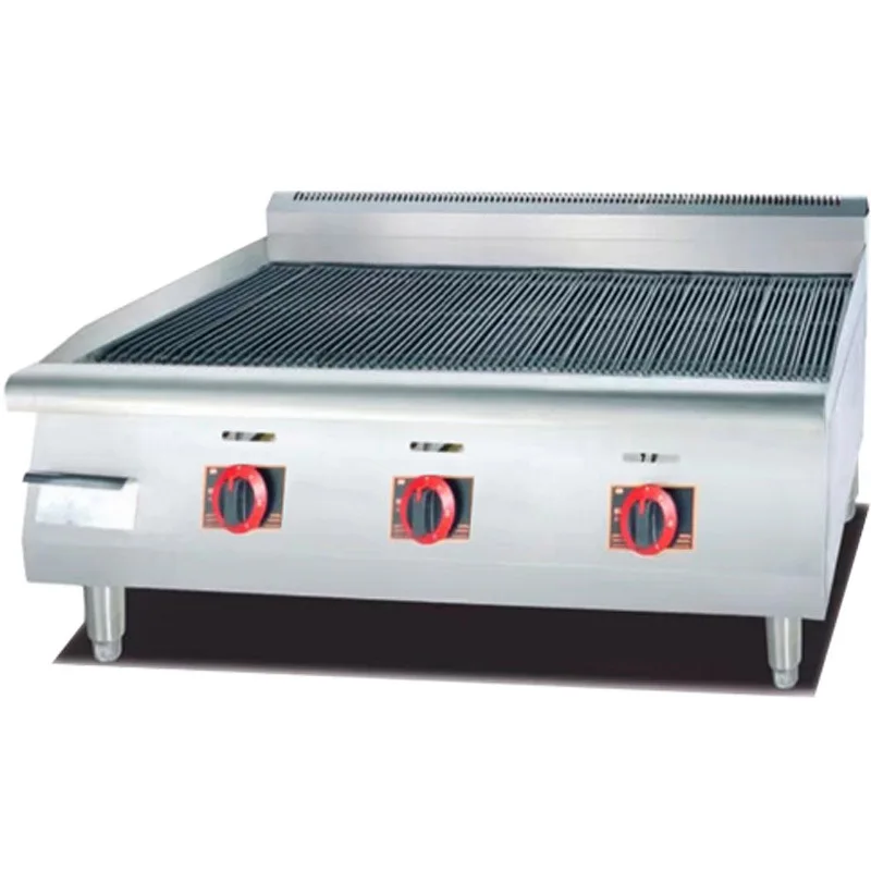 CX Commercial Gas Volcanic Stone Grill Gas Kebab Machine Grilled Beef and Lamb Chops