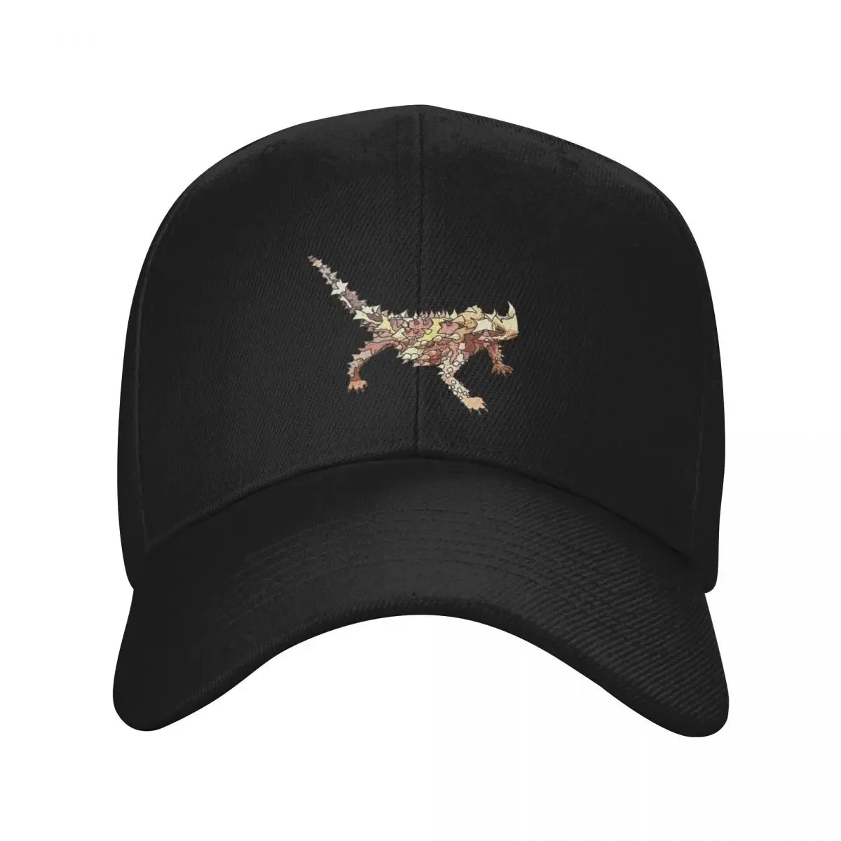 Thorny devil cartoon illustration Baseball Cap Snap Back Hat Golf Hat Man For Girls Men's