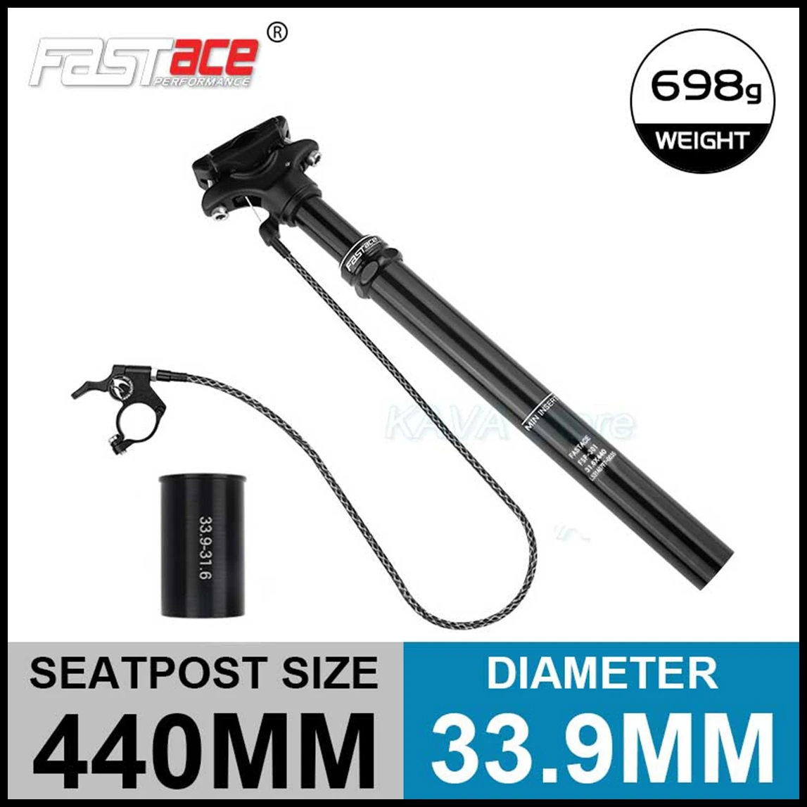 Fastace FSP301 302 303 MTB Zadelpen Externe Interne Kabel Mountainbike Dropper Afstandsbediening Verstelbare Hoogte Fiets Onderdelen