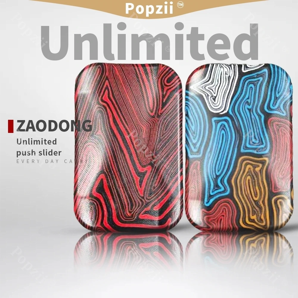 ZD EDC G10 Unlimited push slider Office Stress Relief Gadgets Fingertip Tricks EDC Flips Stress Relief Gadgets Fidgeting toys