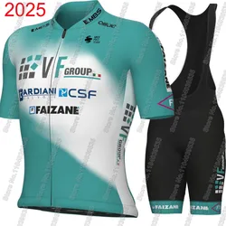 2025 Bardiani CSF Cycling Jersey Set Summer Cycling Italy Clothing Men Road Bike Shirts Suit Bicycle bib Shorts MTB Maillot Ropa