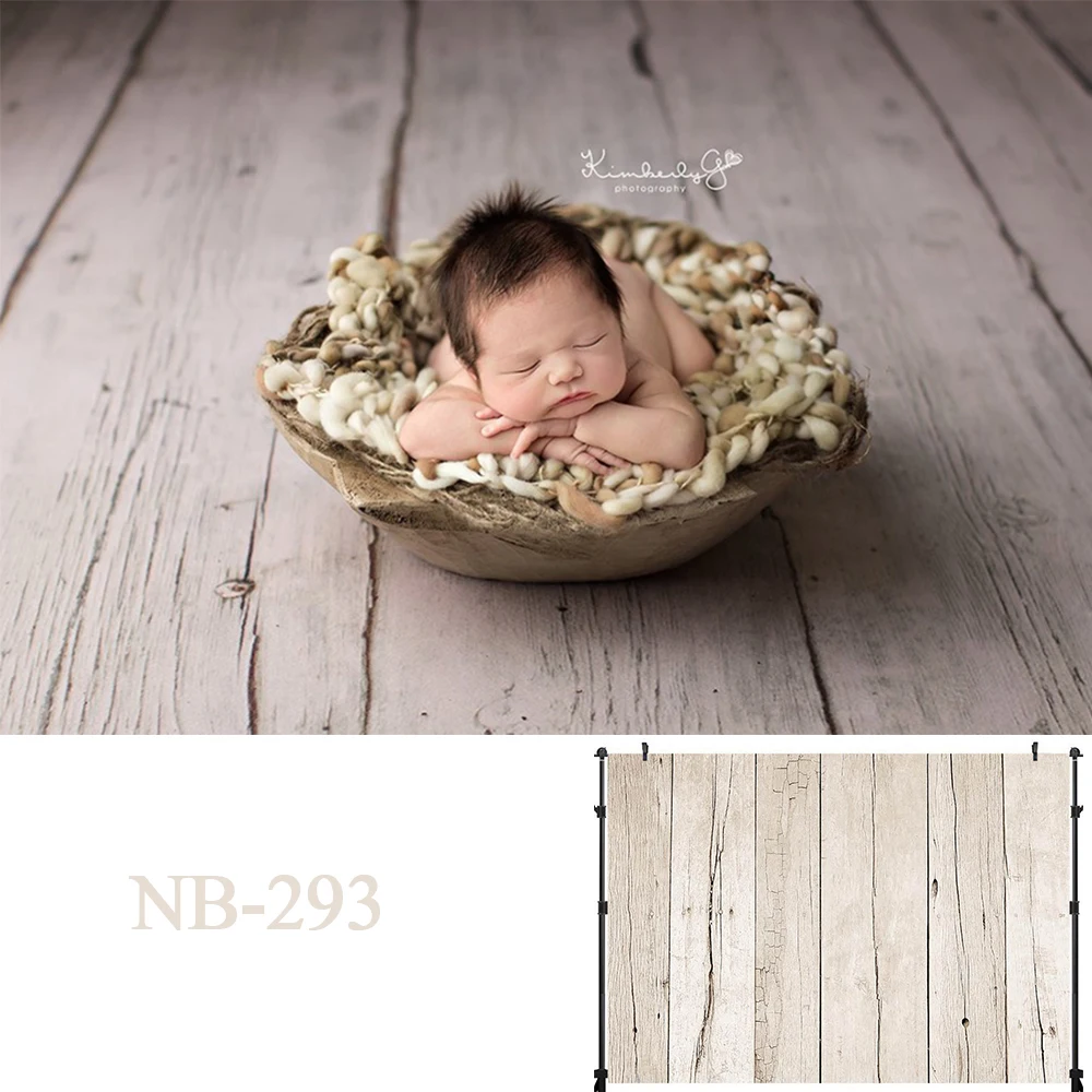 Mocsicka Wooden Board Floor Wallpaper Photography Backdrop Kid Photobooth Prop Studio Background Newborn Baby Portrait Photozone