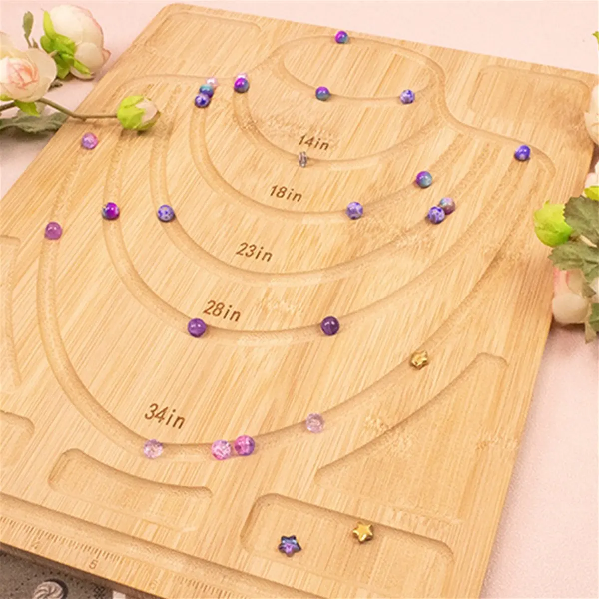 DT38 Combo Beading Board for Jewelry Bracelets Necklaces Making, Bead Design Board for Jewelry Making, Bead Plate