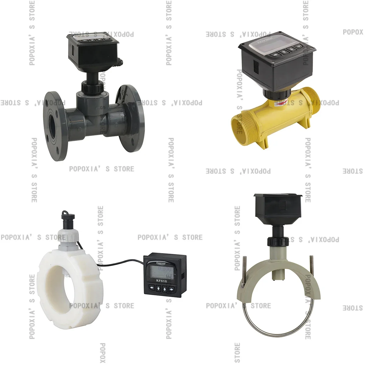 KF510 Series Intelligent Liquid Milk Fuel Oil Sea Water Paddlewheel Paddle Wheel Flowmeter