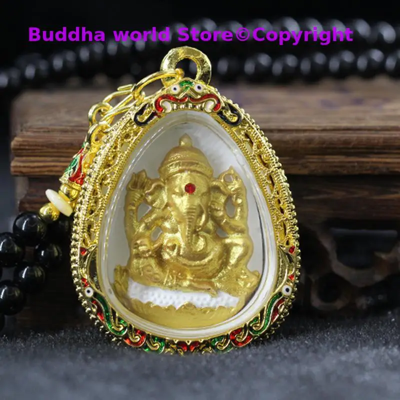 

Подвеска Амулет Asia Thai Royal temple карта Будды GANESH Elephant God of богатство, амулет принесет удачу, эффективная защита