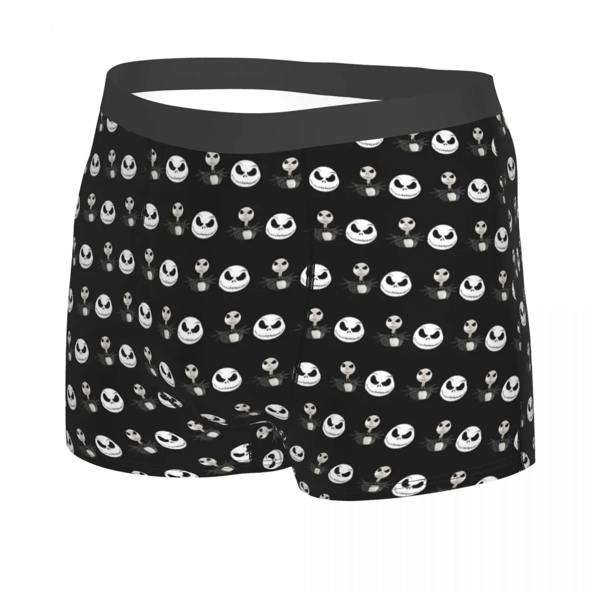 Custom The Nightmare Before Christmas Underwear Men Halloween Skull Skellington Boxer Briefs Shorts Panties Underpants For Male