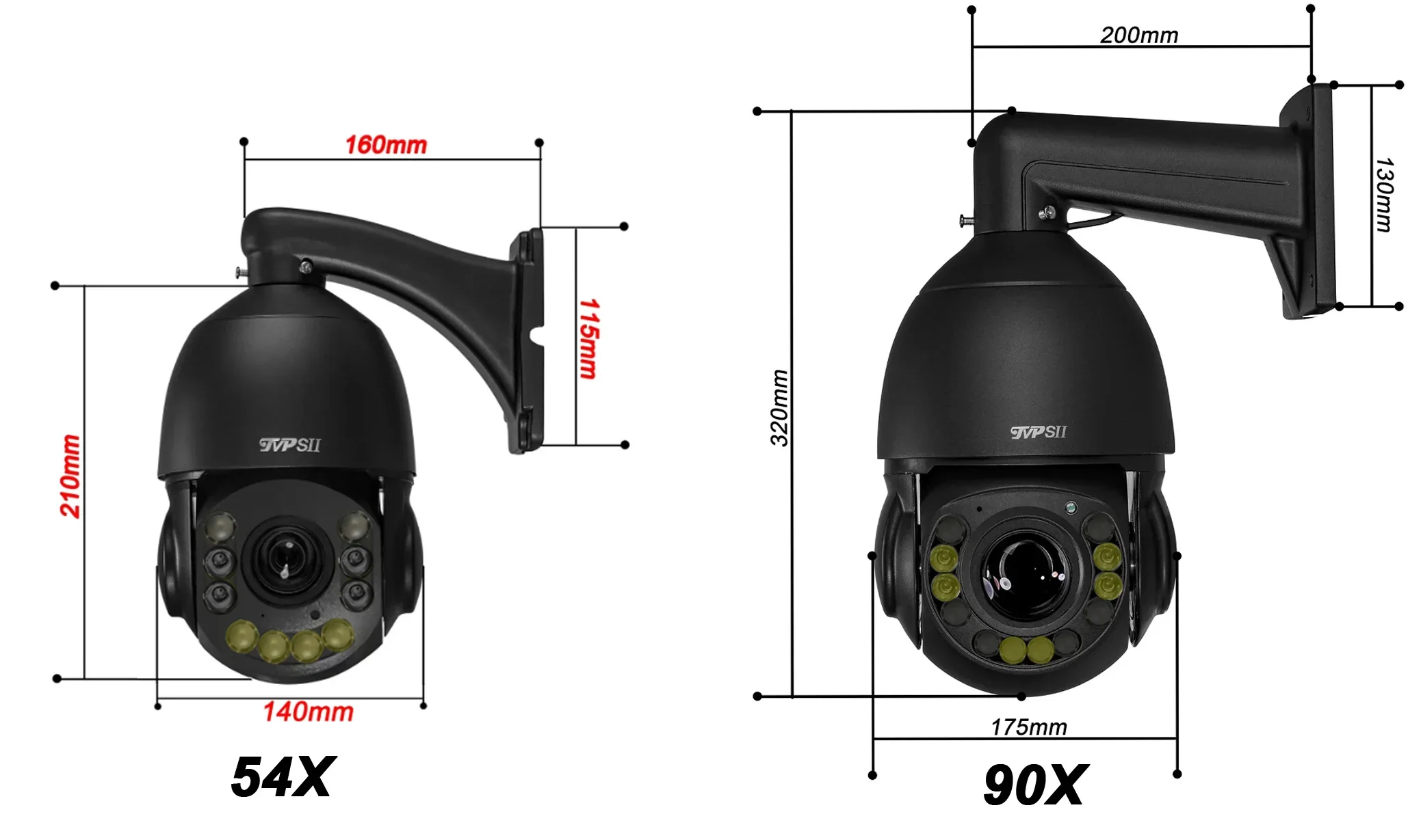 Max.512G Metal Full Color Auto Tracking CamHi 8MP 4K 90X Optical Zoom Audio 360° Wifi 5G 4G Sim IP 4-in-1 PTZ Speed Dome Camera