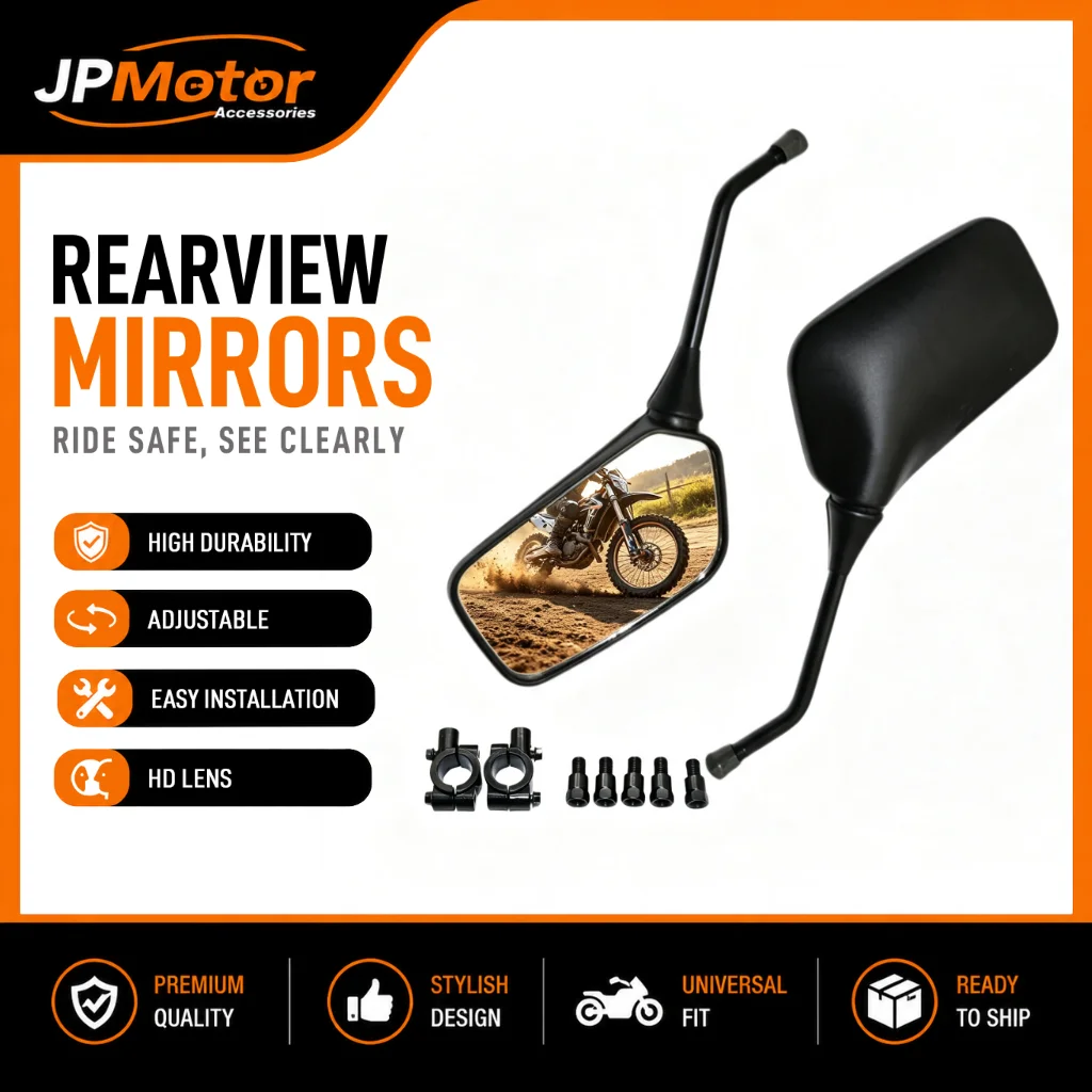 Paires de rétroviseurs latéraux universels pour UTV et VTT, fixation sur barre anti-roulis HD grand angle pour buggy, dune, plage, tout-terrain