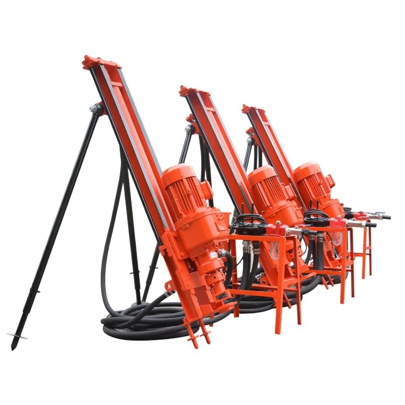 تدريبات صغيرة على السفلى، تدريبات دعم المنحدر، تدريبات الصخور الخفيفة، تدريبات التفجير الهيدروليكية