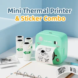 Original Camera Portable Printers Pocket Label Maker Printer 57mm Thermal Stickers Printer for School Text Photo Printing