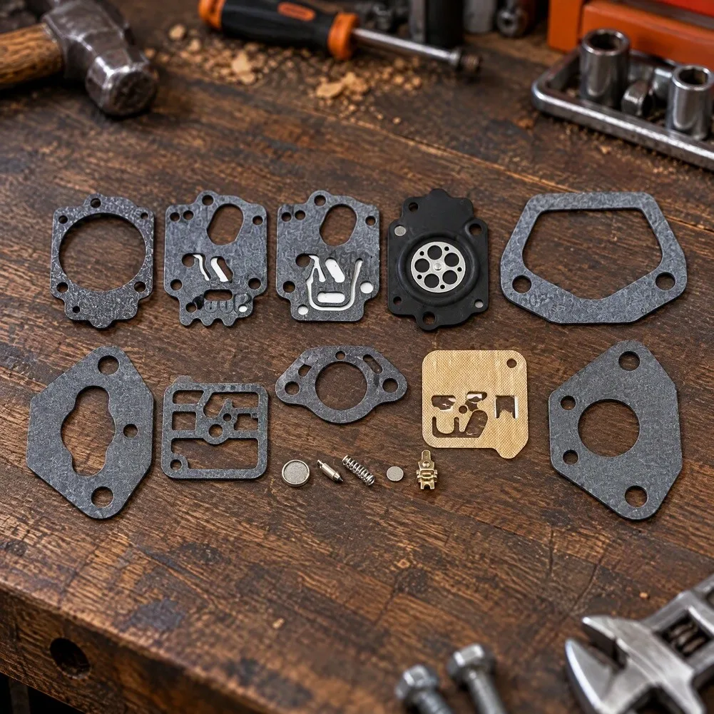 Carburetor Kit for McCulloch PM610 PM650 Chainsaws Featuring For Tillotson HK19 Layout for Accurate Fuel Delivery and Control