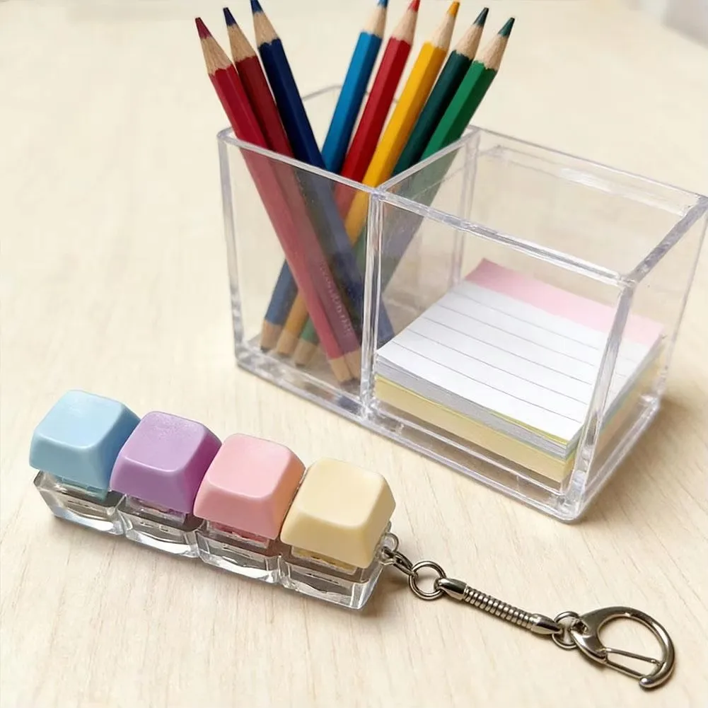 1/4/9-Tasten-Tastatur-Fidget-Clicker, mechanische Tastatur, Fidget-Schlüsselanhänger als Geschenk, um die langweilige Zeit zu überbrücken – Detail 4