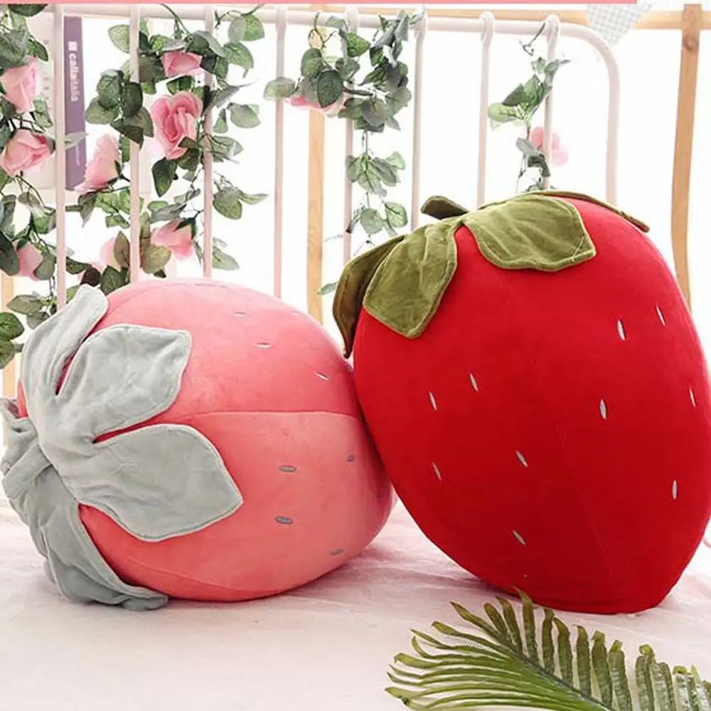 Christmas Gifts Plush Pillow Home Decoration Strawberry Fruit Plush Doll Fruit Plush Toys Strawberry Plush Stuffed Stuffed Toys