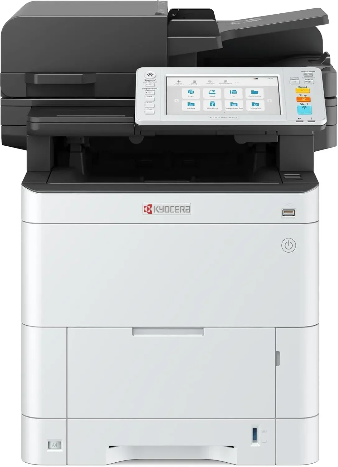 

42 ppm, 1200 dpi, Gigabit Ethernet & HyPAS Capable, 7 inch Touchscreen Panel, Dual Scan Document Processor