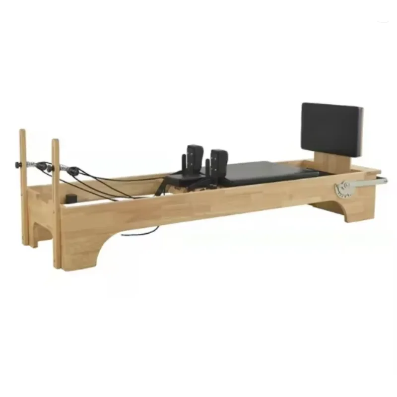 

Oak Body Building Gym Home Fitness Equipment custom exercises wooden core Reformer pilates