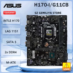 ASUS H170-I Motherboard H170-I/G11CB/DP_MB LGA 1151 Intel H170 support 6500 6400 6300 6700 cpu DDR4x2 32GB Micro ATX