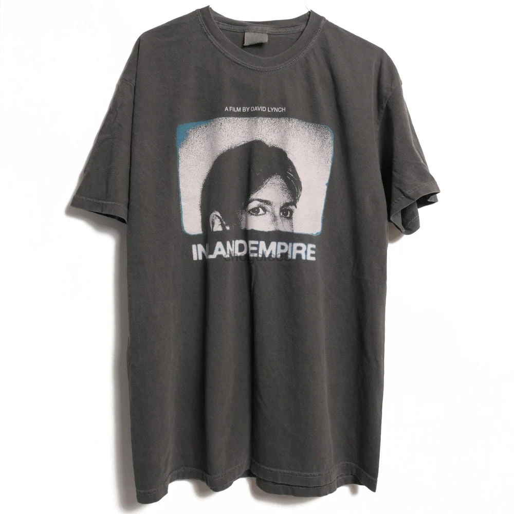 Inland Empire Movie Tee Shirt David Lynch Twin Peaks Creator Laura Dern California 8mm Film Ultra Faded Eraserhead Criterion Tee