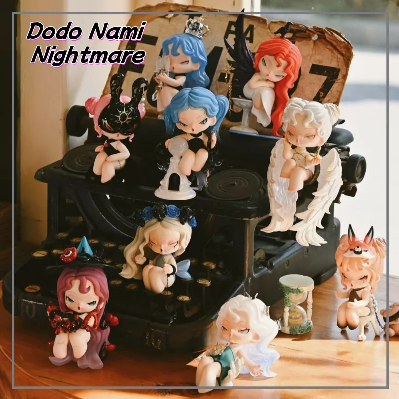 Nightmare Core Blind Box Genuine DODO NAMI Cute Girl Gift Ornament Toy Doll Trendy Handmade Dark Style Collection Model cartoon