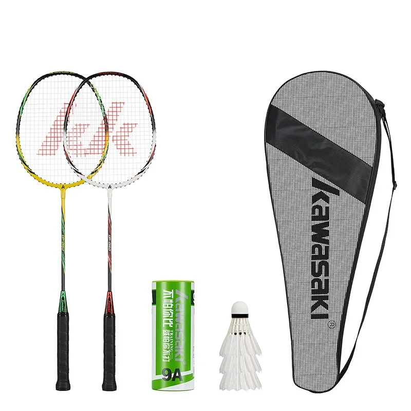 

Kawasaki Badminton Racket 1U Aluminum Alloy Frame Badminton Racquet With String UP-0160 With Free Gift Shuttlecock