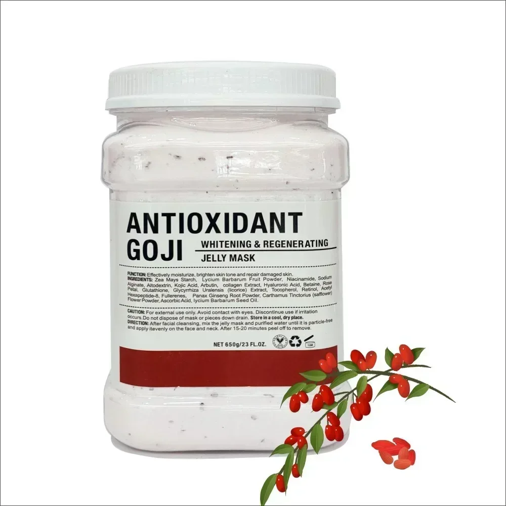 650g Arbutine Rose Jelly Masker Poeder DIY Plant Maskers Poeder Peel Off Vitamine C Hyaluronzuur Gezichtsverzorging 24K Gouden Modder Masker
