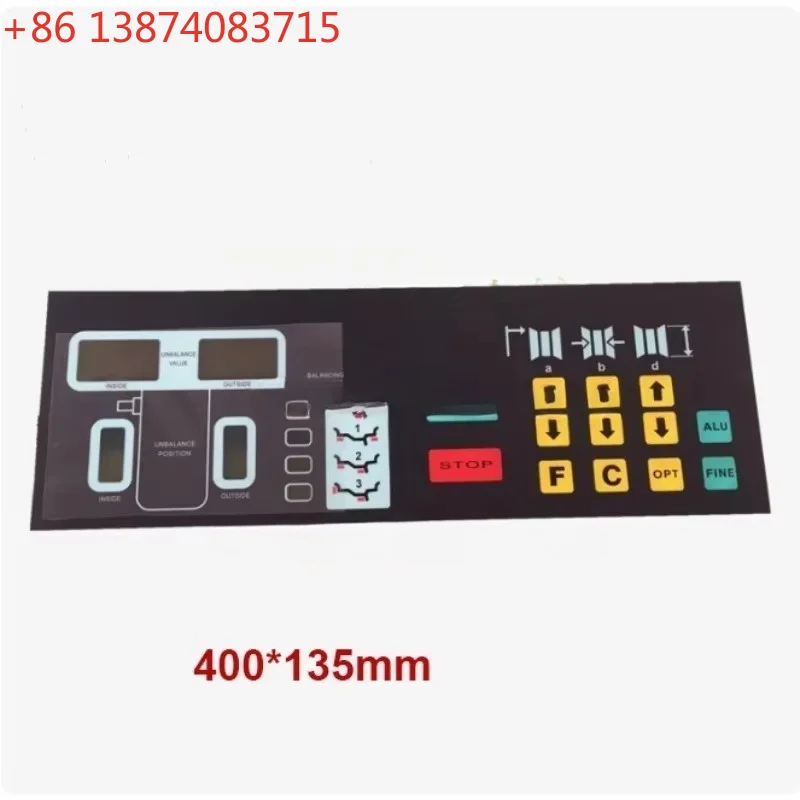 Tire Wheel Balancer Machine Key Board Panel Button Display Board For Unite U-100