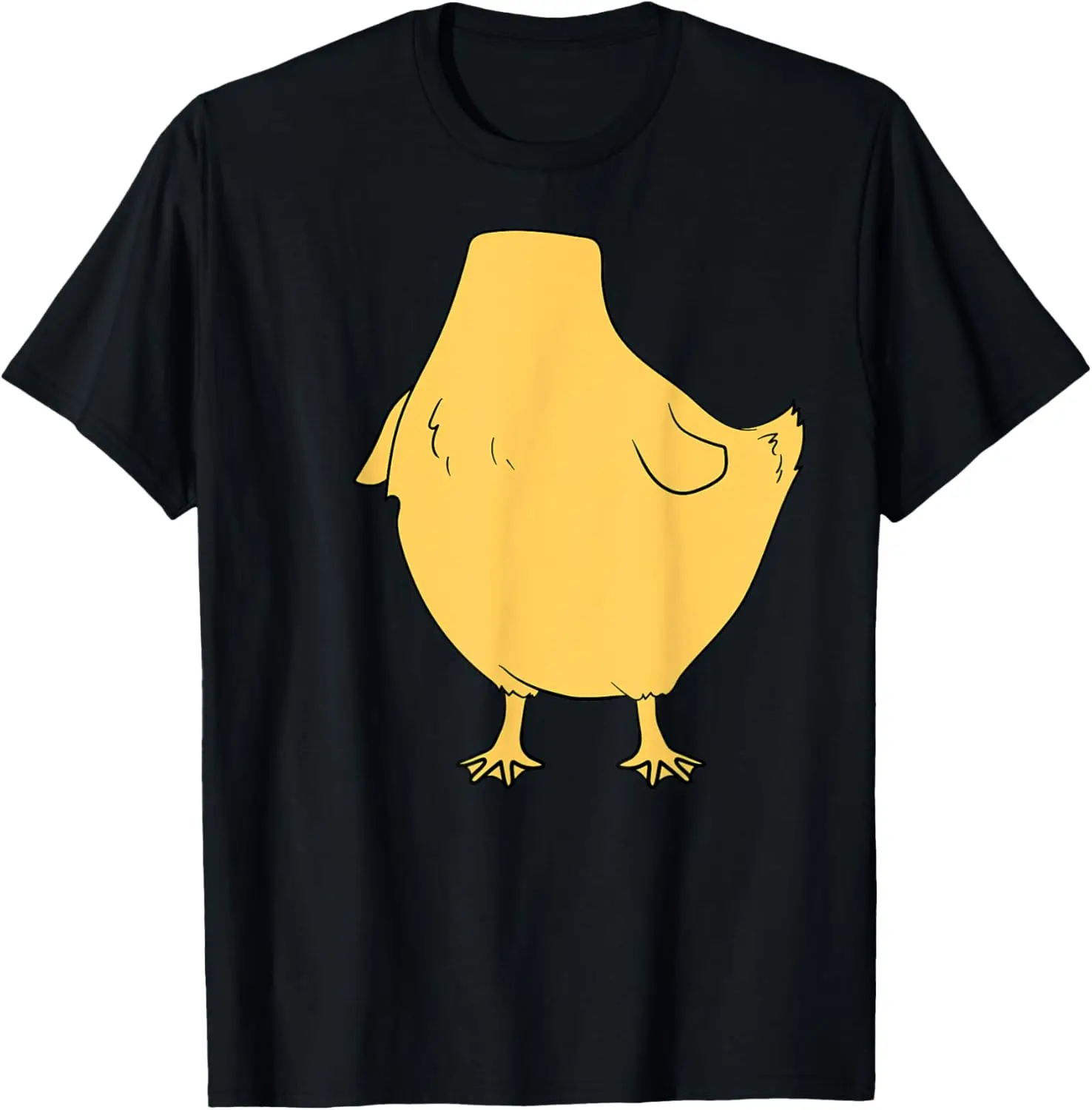 Yellow Duck Body Belly Halloween Costume Easy Duckling Cute T-Shirt