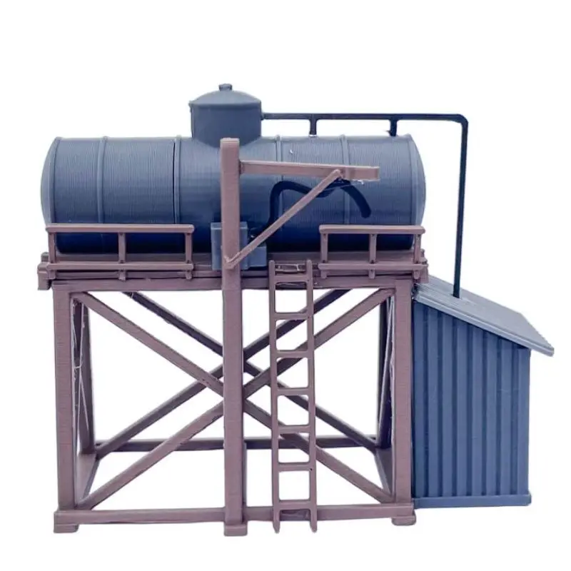 HO Guage Simulatie Tank Ongeverfd Kits voor 1:87 Schaal Spoorweg & Gebouwen Layout/Diy Model Maken/Hand Gemonteerd Componenten 1 st
