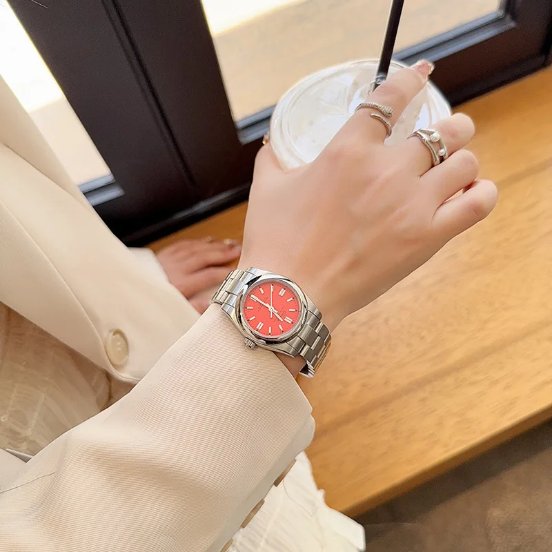 Exquisite Women'S Wristwatch, Vintage Leather Strap Watch, Antique Women'S Watch, High-Quality Watch, Birthday Gift For Women.