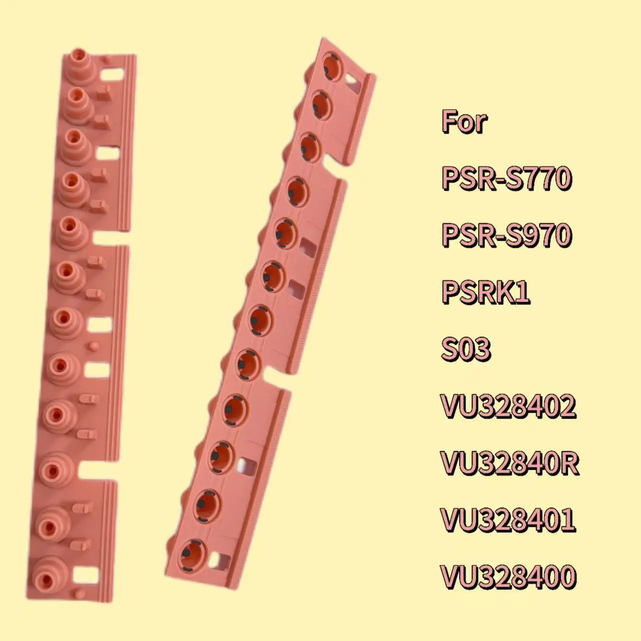 

For Yamaha PSR-S770 PSR-S970 PSRK1 S03 VU328402 VU32840R VU328401 VU328400 Rubber Replacement Repairment