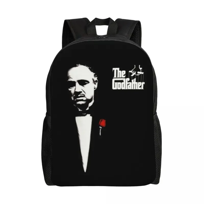 Customized The Godfather Artwork Backpacks Men Women Fashion Bookbag for College School Movie Bags