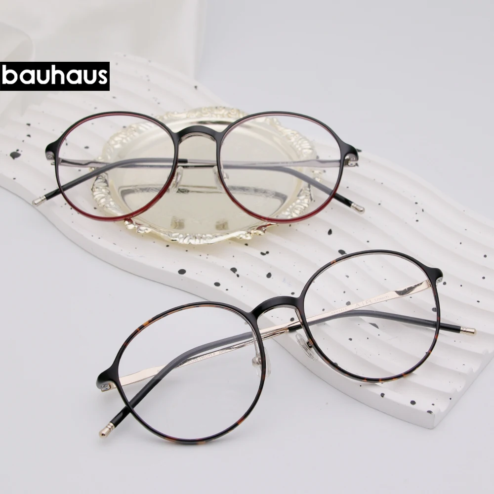 AU2083T-OS Retro Round Glasses Frame Ultralight Fashion Optical Frames Computer Glasses