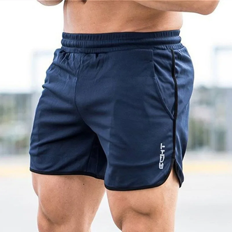 Pantalones cortos deportivos para hombre, Shorts deportivos de secado rápido para gimnasio, novedad de verano, 2023