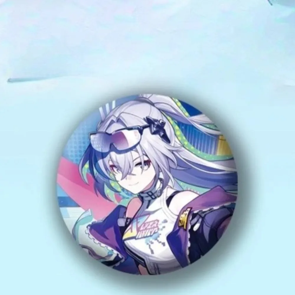 Game StarRail‌ 3rd Anniversary Silver Wolf Dan Heng·Imbibitor Lunae March 7th Role Playing Cartoon Badge Brooch Bag Accessories