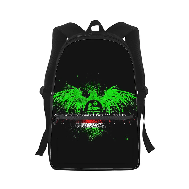 Republic Of Chechnya Flag Men Women Backpack 3D Print Fashion Student School Bag Laptop Backpack Kids Travel Shoulder Bag