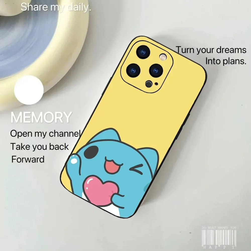 Bugcat Capoo Cute Phone Case For Iphone 15 11 13 14 Pro Max 7 8 Plus X Xr Xs Max Se2020 12mini Cover Case