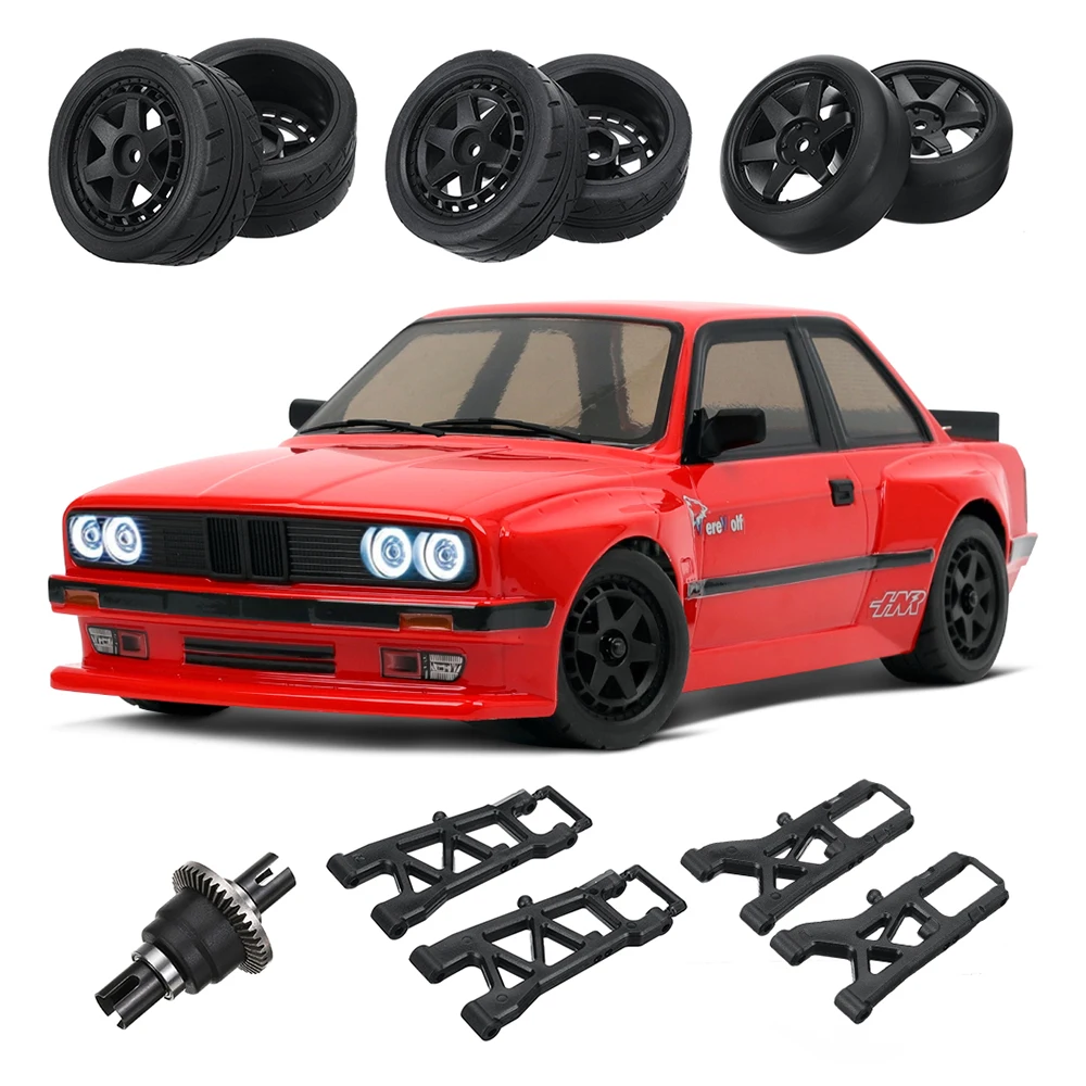 HNR H9803 Werewolf 1/10 RC Car Parts Differential Assembly Front Rear Drift Tires Wheels Front Rear Suspension Lower Arm Parts