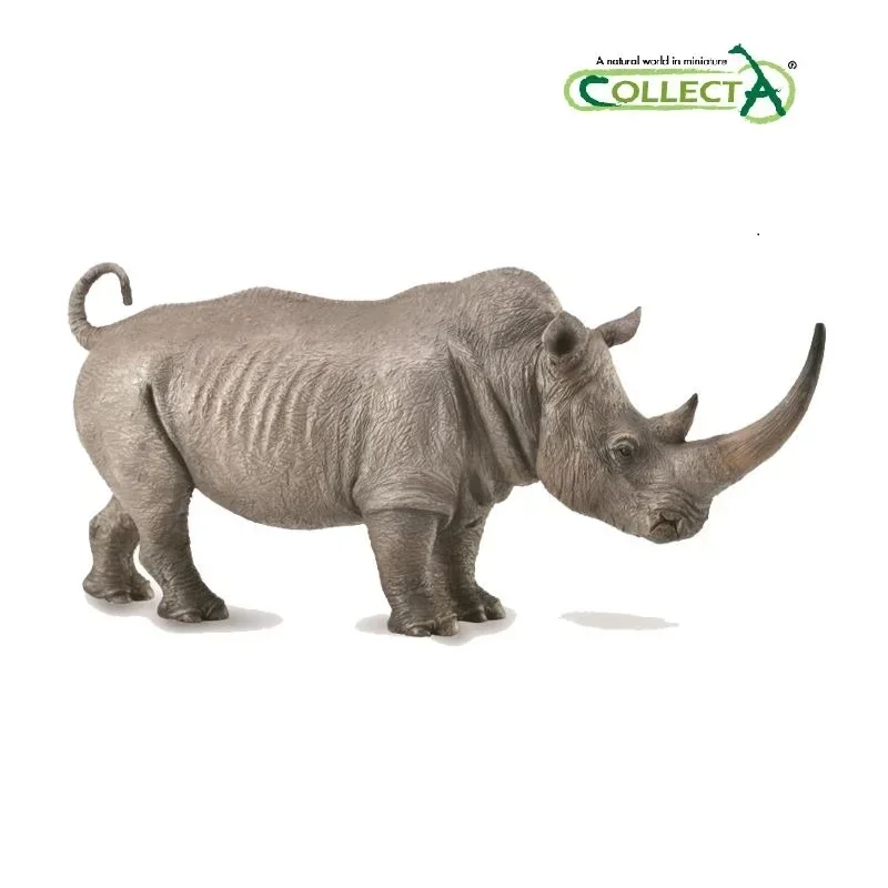 CollectA White Rhinoceros Classic Toy Animal Model Figure 88852