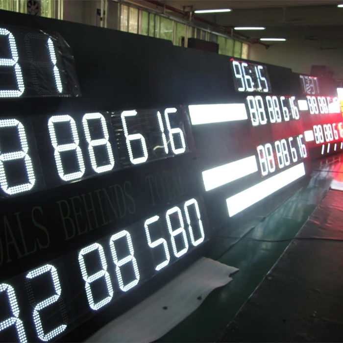 LED Tennis Football Scoreboard Digit Scoreboard Electronic Score Board Sport Electronic Scoreboard