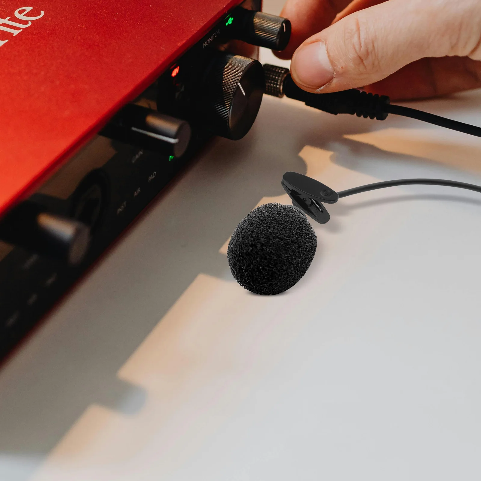 10pcs Lapel Microphone Clips Black 10Mm Adjustable For Shirt Stand Podcast Live Interview Tools Mic Holder Clip Accessory