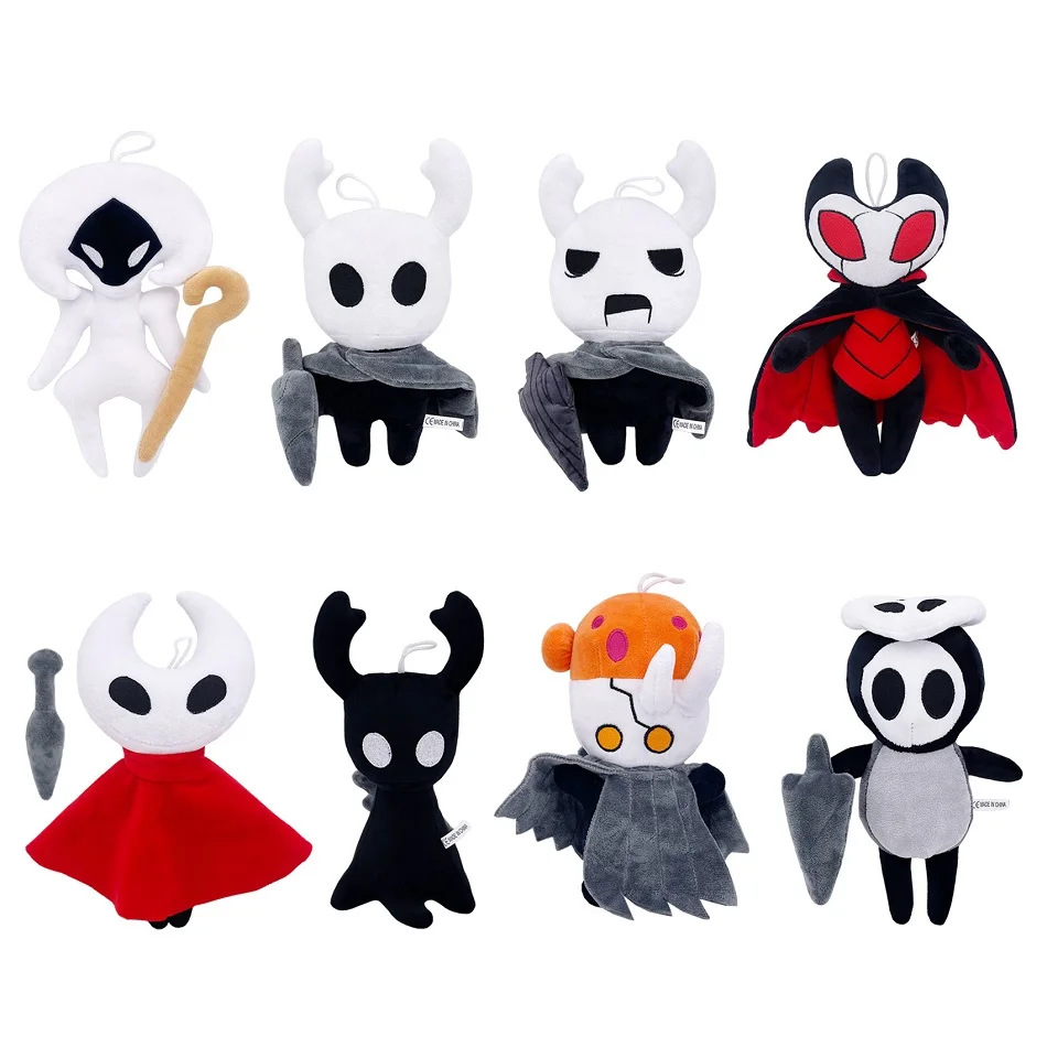 

Hollow Knight Plush Toys Halloween Gifts Soft Stuffed Game Anime Figure Dolls Kids Toys Boys Birthday Holiday Gifts Easter Gifts