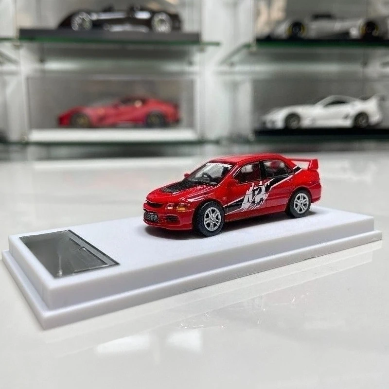 For LMLF Mitsubishi Le Mans Evo 9th generation 1:64 alloy car model - static car figurine - collectible