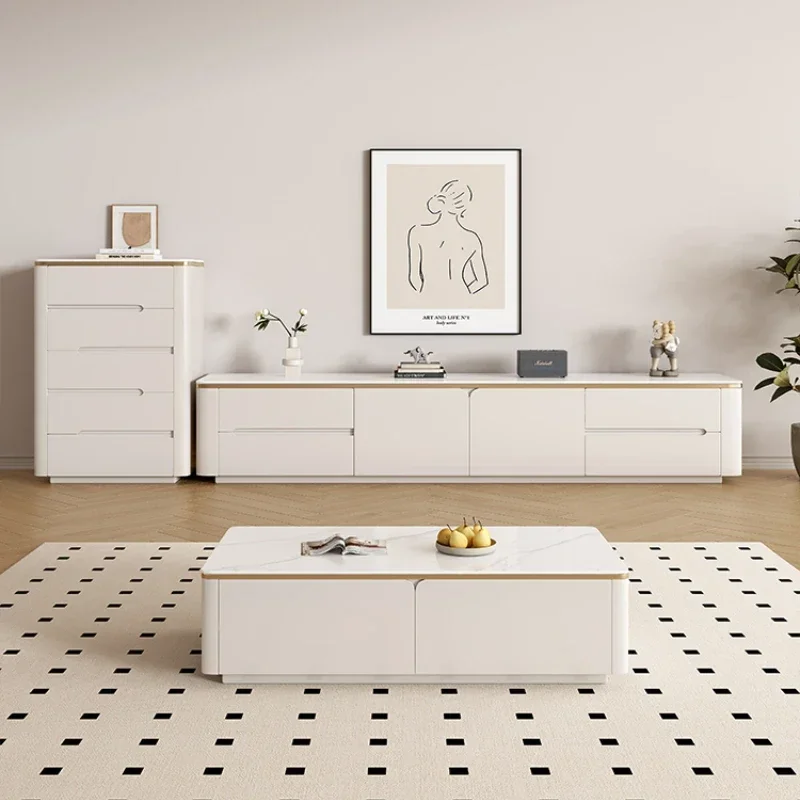 

Complete Living Room Tv Cabinet Nordic Stand Furniture Luxury Modern Console Mobile Decoration Multifunction Home Drawer Unit