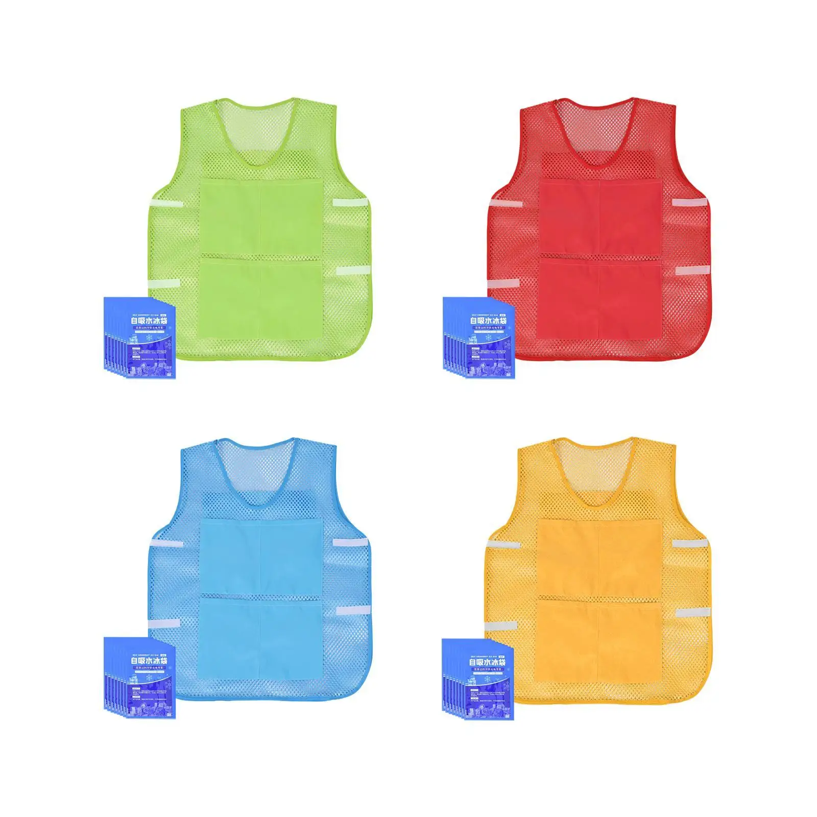 Summer Cooling Vest, Ice Cooling Vest for Outdoor Running, Cycling, Cooking