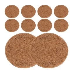 10 Pcs Pet Litter Durable Bird Nest Mats Natural Material Coconut Fiber Nesting Pad Palm Silk Pigeon Egg Pads