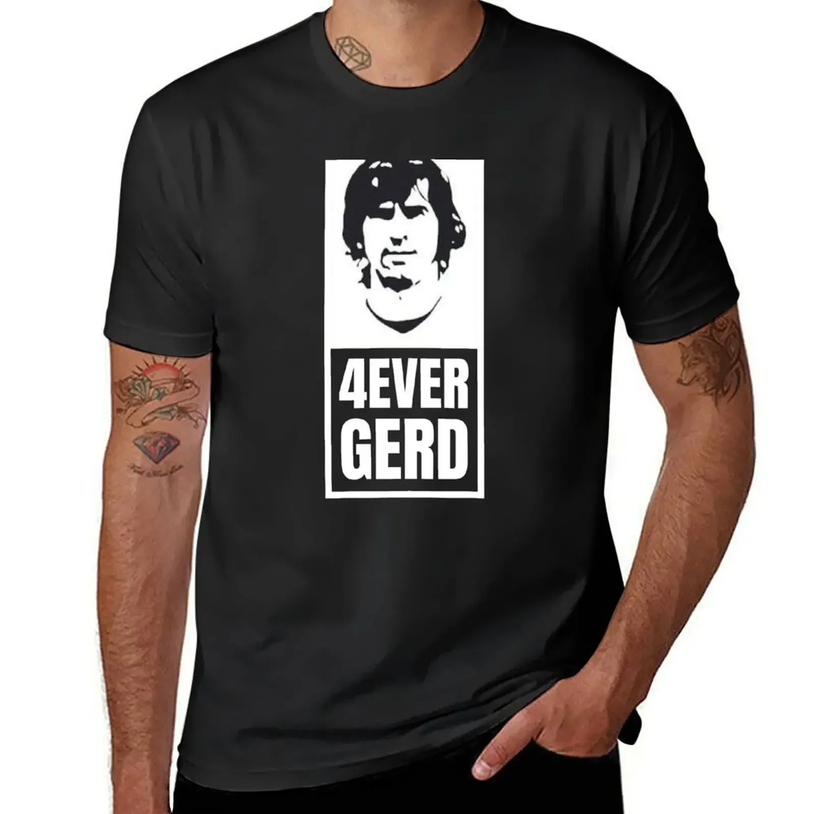 4ever gerd - Gerd Müller original T-Shirt customs kawaii clothes plus size tops anime clothes t shirt for men