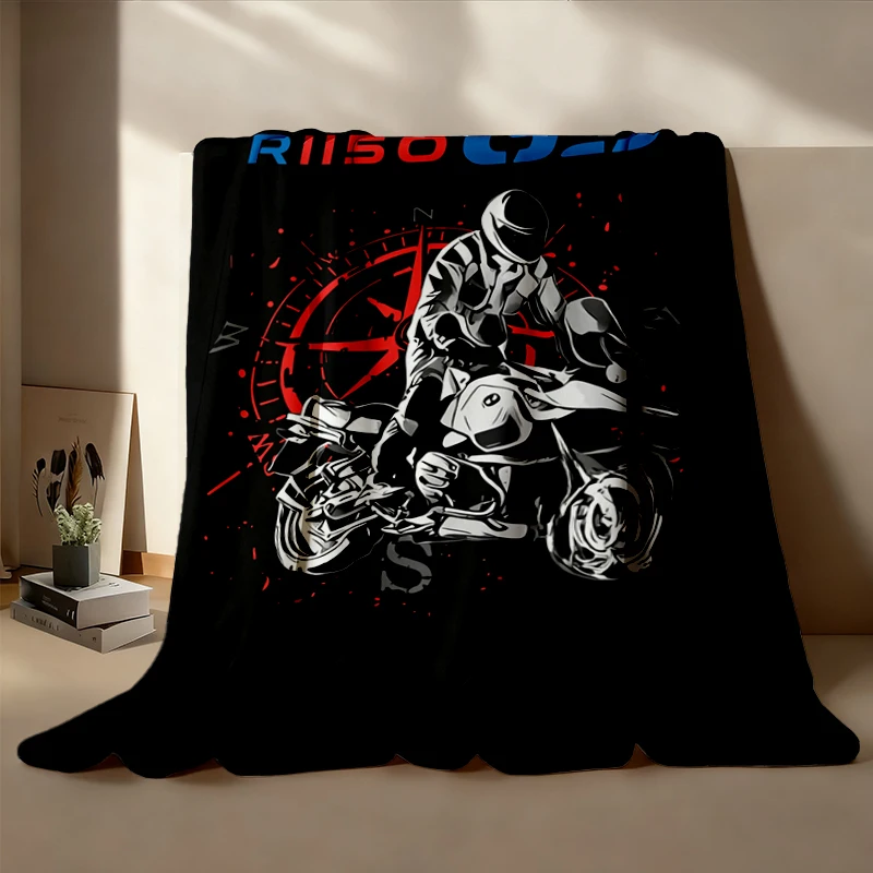 R 1150 Flannel Blanket Adventure Motorcycle Flannel Throw The Original Explorer Rider Cozy Blanket For Fans A Gift