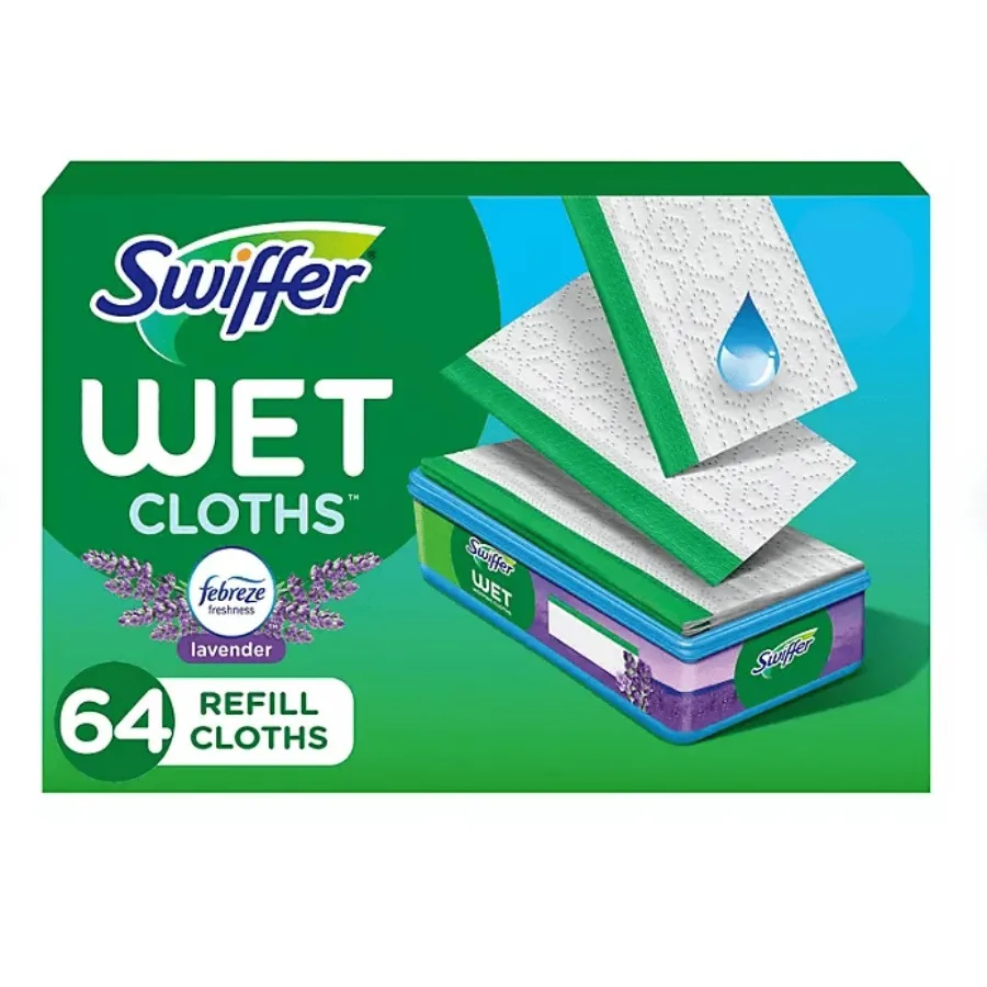 

Swiffer Sweeper Стержни для влажной уборки Lavender 64 карата.