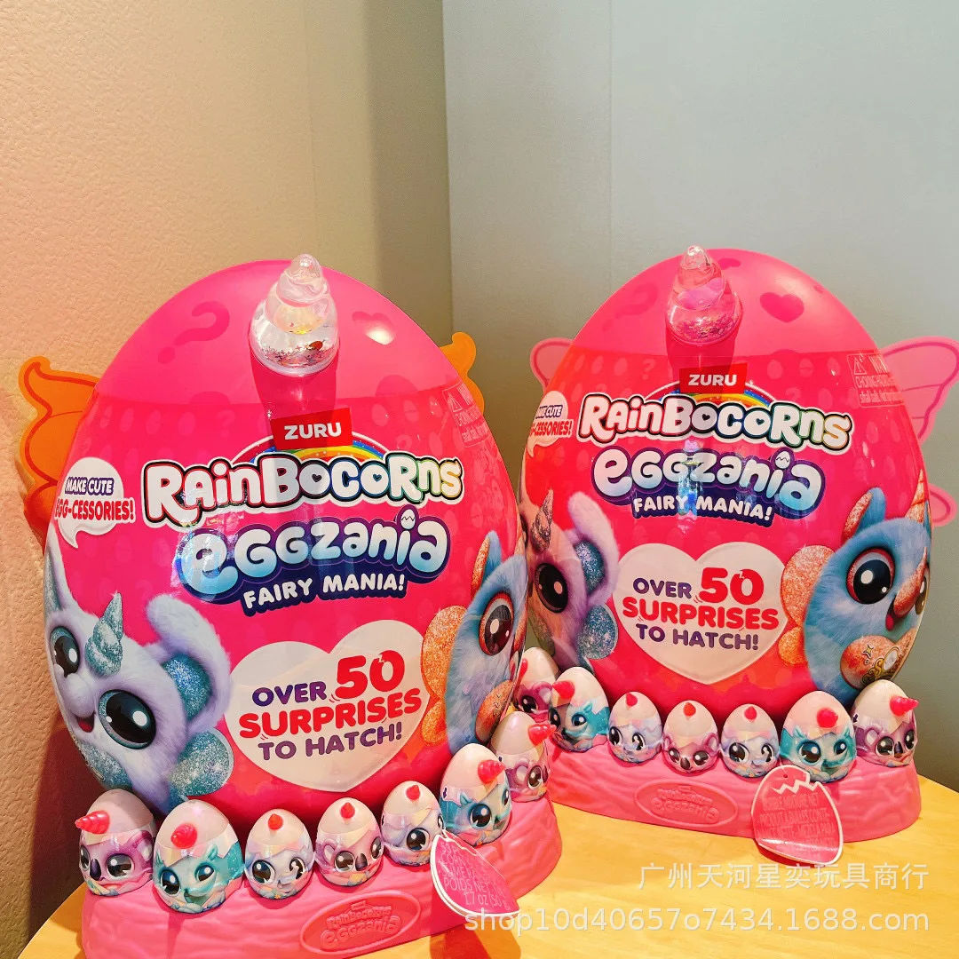 

Zuru 2025 Новинка: Яйцо-сюрприз Rainbocorns Eggzania Fairy Mania с единорогом | Более 50 волшебных сюрпризов | Коллекционные плюшевые игрушки в подарок