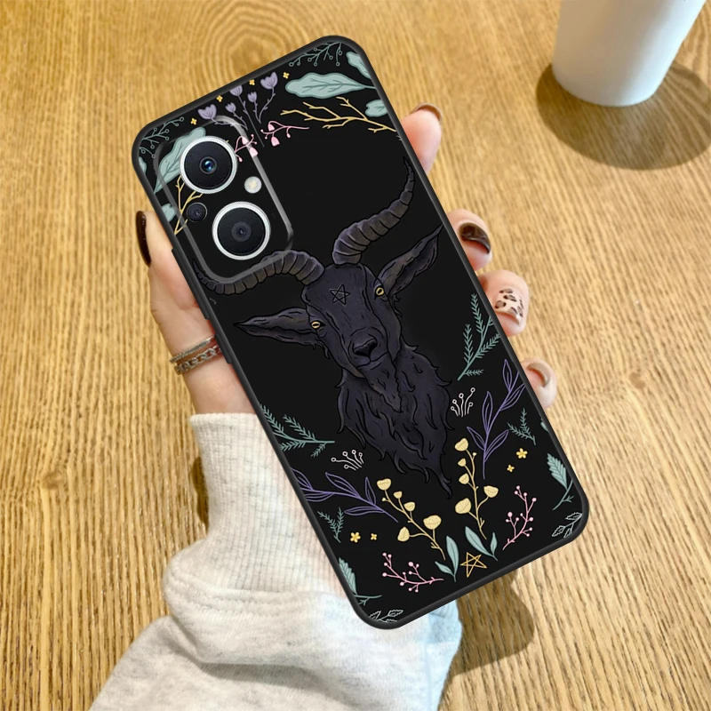 Mysterious Witch Case For OPPO Reno 7 6 5 4 8 Lite 3 2Z 4Z 5Z 8T Find X3 X2 Neo Lite X5 X6 Pro Cover Shell